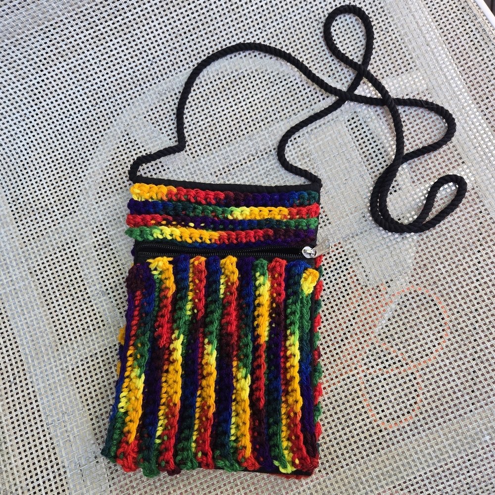 Multicolor Crochet Phone Case